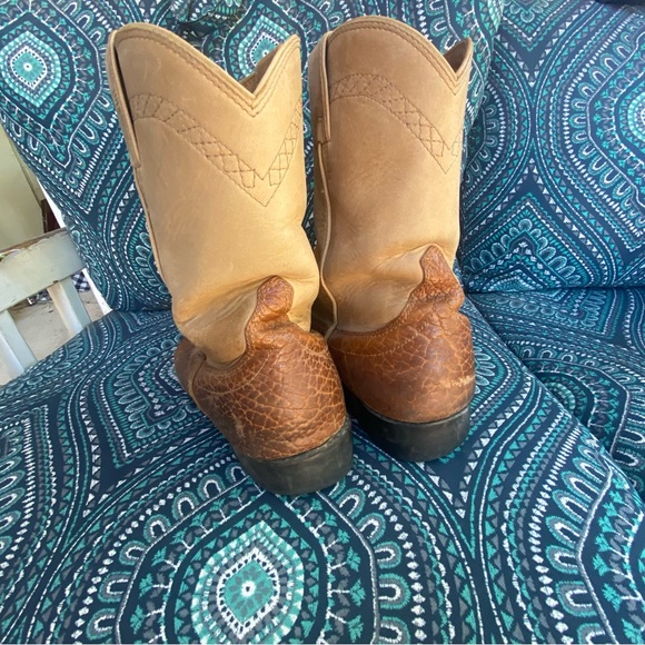 Ariat Boots Mens Rambler 10.5 wide Western Cowboy Brown Leather 34188 2064 Earth - Picture 4 of 10